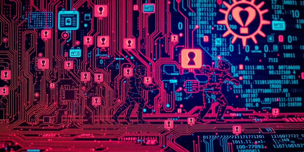 Entwicklung von Malware durch digitale Elemente und Technologie.