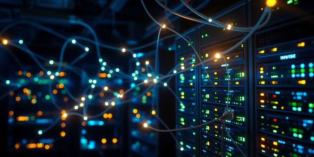 Sichere Netzwerkumgebung mit mehreren Servern.