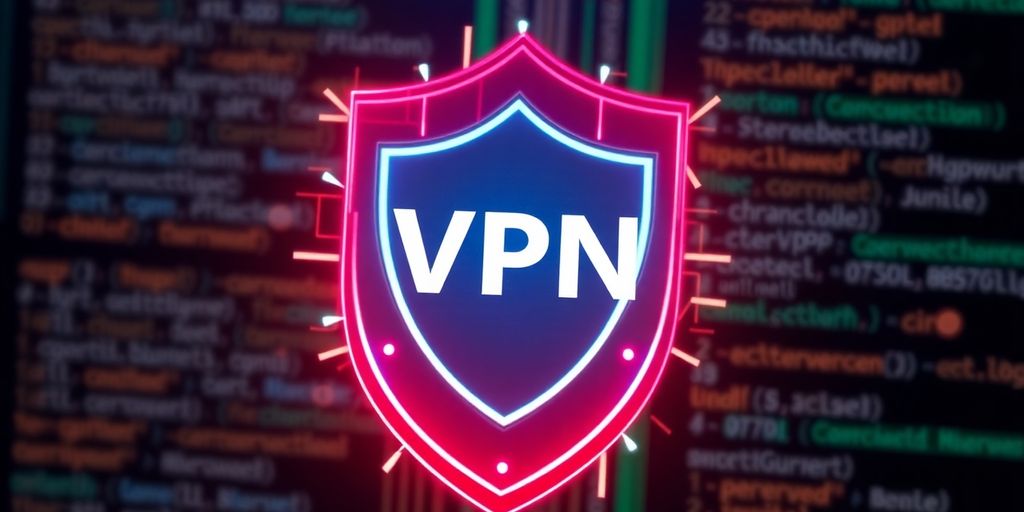 Nahaufnahme eines digitalen Schilds für Cybersicherheit.