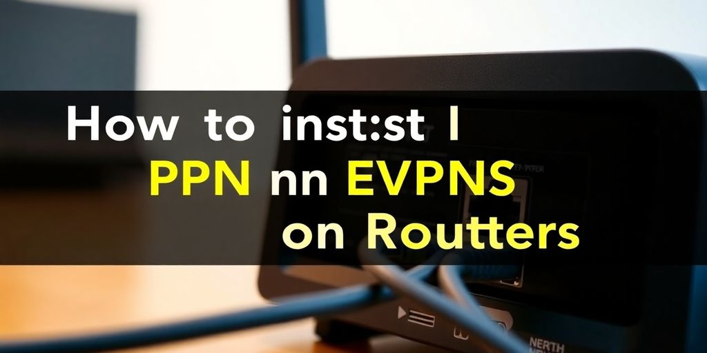 Router mit Kabeln und leuchtenden Indikatoren.